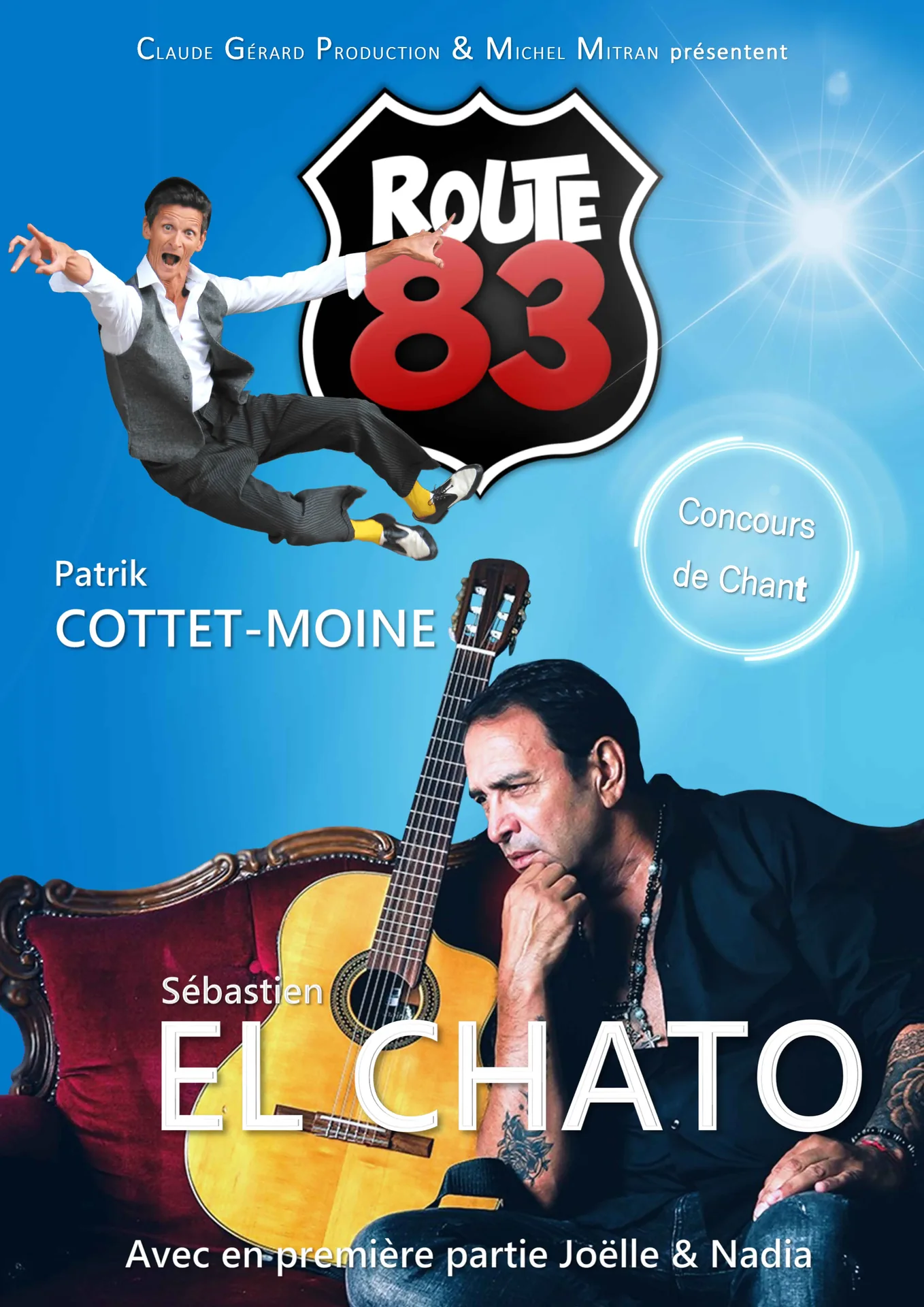 Claude Gérard Production présente Route 83 - Tournées 2021